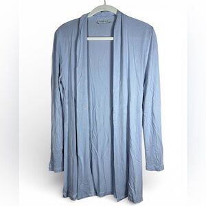 Kettlewell Sz S Long Open Front Wrap Cardigan Periwinkle